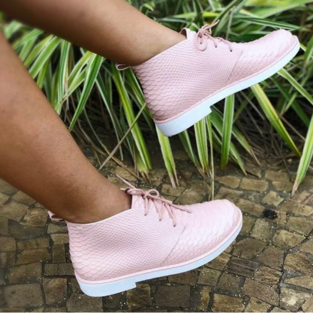 Melissa Desert Jelly Snake Python Ankle Boots - image 1